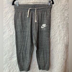 Nike Gray Jogger Capri Pants